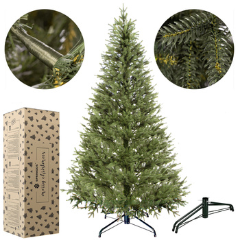 Choinka sztuczna 150 cm premium świerk PE choinka jak żywa