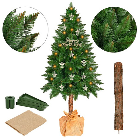 Choinka na pniu 160 cm sztuczna sosna himalajska