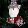 Mikołaj wiszący 19cm zawieszka ozdoba świąteczna, krasnal świąteczny, gnom