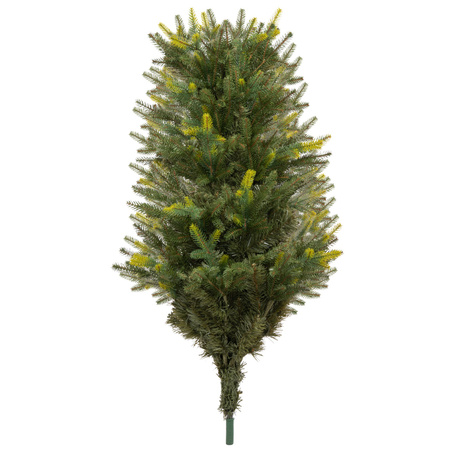 Choinka sztuczna na pniu jak żywa 220 cm świerk naturalny gęsta nowoczesna