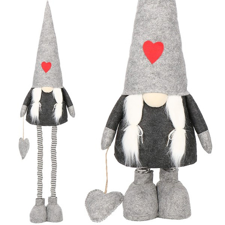 Skrzat 85-130 cm ozdoba świąteczna, krasnal świąteczny, gnom na teleskopowych nóżkach