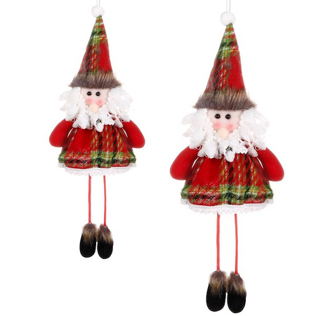 Bałwanek wiszący 38cm zawieszka ozdoba świąteczna, krasnal świąteczny, gnom