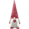 Pani skrzat 37cm ozdoba świąteczna, krasnal świąteczny, gnom welur