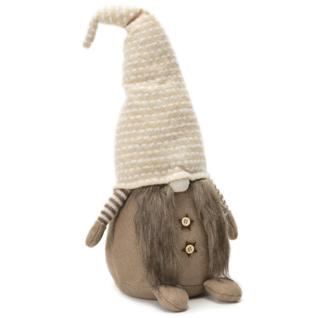 Skrzat świąteczny, stojący dekoracja do wnętrz krasnal 50 cm gnom, figurka na święta