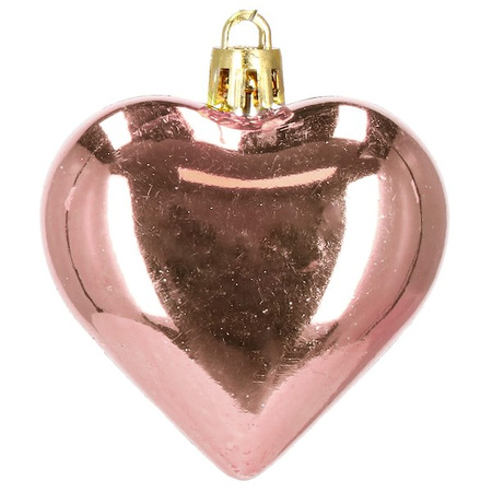 Bombki choinkowe 152 szt. ozdoby świąteczne rose gold