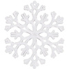 Zawieszka choinkowa 36 szt. akrylowa, świąteczna ozdoba soperl, śnieżynka przezroczysty