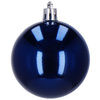 Bombki choinkowe 33 szt. ozdoby świąteczne zestaw z gwiazdą granatowe