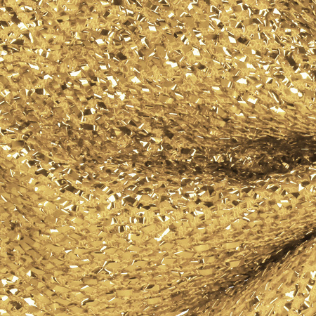 Kokardka świąteczna na choinkę 22 cm brokatowa zawieszka choinkowa złota