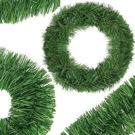 Girlanda świąteczna 800cm łańcuch choinkowy, zielony