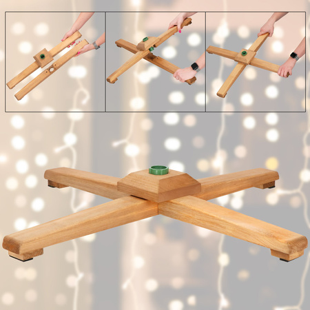 Choinka sztuczna jak żywa 220 cm sosna leśna Royal Trees premium drewniany stojak