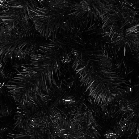 Choinka sztuczna jodła 180 cm czarna nowoczesna, ze stojakiem