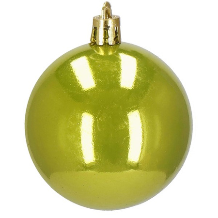 Bombki choinkowe 30 szt. ozdoby świąteczne zestaw 6cm zielony, czerwony