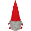Zestaw skrzatów 3 szt. skrzaty 22-32cm krasnal świąteczny, gnom szary czerwony
