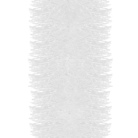 Łańcuch na choinkę 6m biały, girlanda choinkowa, średnica 10cm