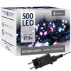 Lampki choinkowe 500 led multikolor + flash 25m oświetlenie świąteczne IP44