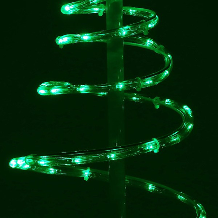 Choinka na zewnątrz 192 Led zielony 8m wąż świetlny IP44
