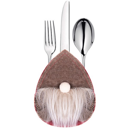 Kieszonka na sztućce 10szt. świąteczne etui, skrzaty ozdoba świąteczna