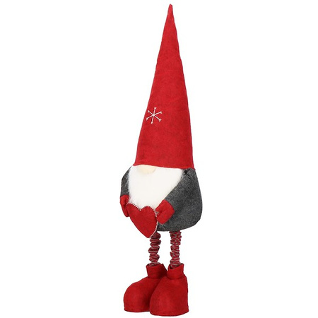 Skrzat 75-120cm ozdoba świąteczna, krasnal świąteczny, gnom na teleskopowych nóżkach