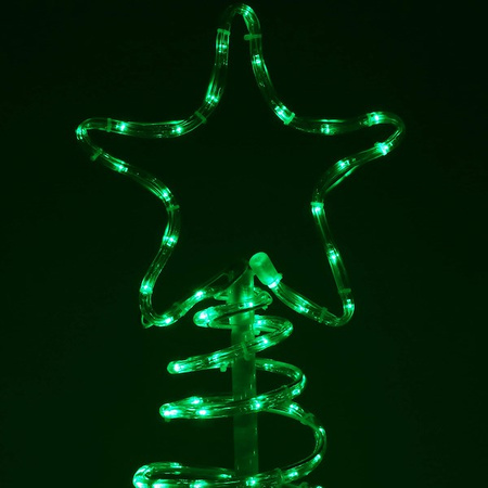 Choinka na zewnątrz 192 Led zielony 8m wąż świetlny IP44
