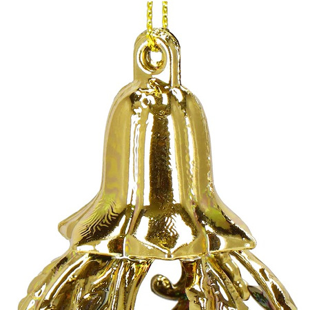 Zawieszki choinkowe 2 szt. szyszka ozdoba świąteczna złota