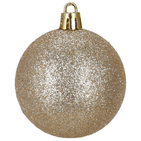 Bombki choinkowe 40 szt. okrągłe, lizaki, szyszki, laski cukrowe nietłukące ozdoby złote