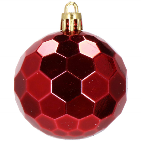 Bombki choinkowe 105 szt. ozdoby świąteczne zestaw biały, czerwony