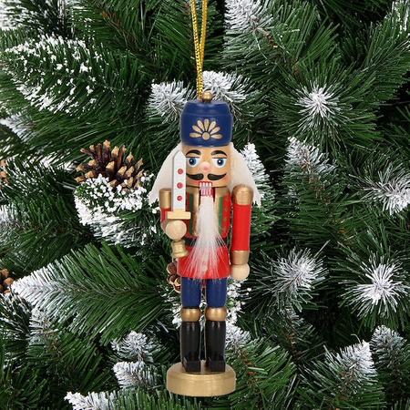 Zawieszka choinkowa 6 szt. dziadek do orzechów 12 cm świąteczna ozdoba multikolor