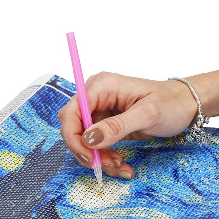 Haft diamentowy mozaika lisek obraz 40x30 cm