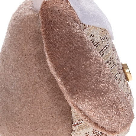 Mikołaj 22cm ozdoba świąteczna, krasnal świąteczny, gnom brązowy