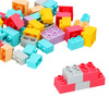 Klocki konstrukcyjne, miękkie dla dzieci 126 el. kreatywne, kolorowe