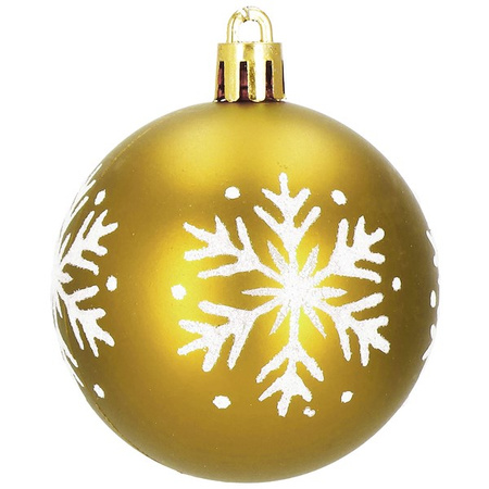 Bombki choinkowe 42 szt. ozdoby świąteczne zestaw złote, czerwone