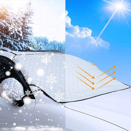 Osłona na szybę przeciwszronowa do samochodu magnetyczna antyszronowa dwustronna
