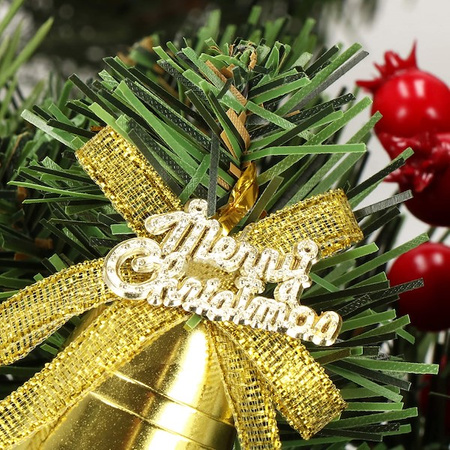 Zawieszka choinkowa 3 szt. ozdoba świąteczna dzwoneczki bombki na choinkę