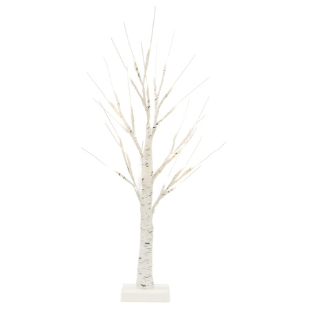 Drzewko świecące brzoza 60 cm 25 Led świąteczna dekoracja ozdoba świetlna