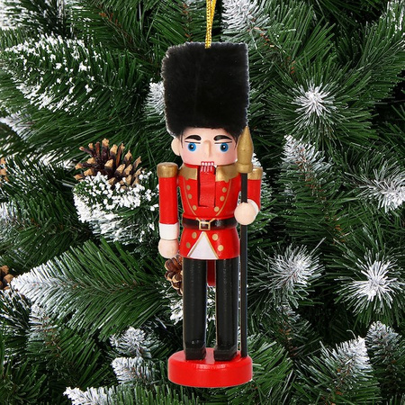 Zawieszka choinkowa 4 szt. dziadek do orzechów 13,5 cm świąteczna ozdoba multikolor