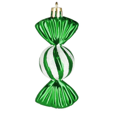 Bombki choinkowe 5 szt. ozdoby świąteczne zestaw cukierki 6 cm kolorowe