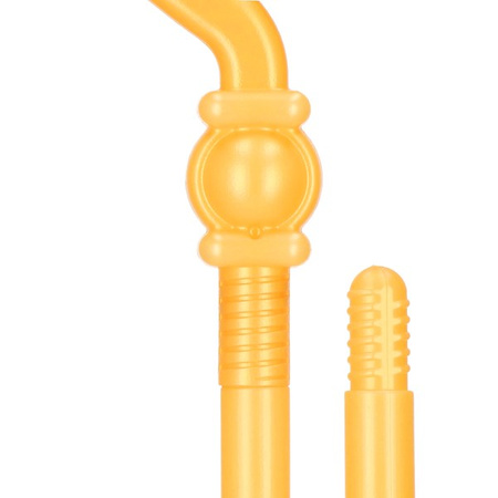 Laska św. Mikołaja 145cm, pastorał składany złoty