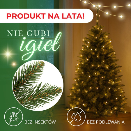 Choinka sztuczna 220 cm świerk skandynawski drzewko świąteczne