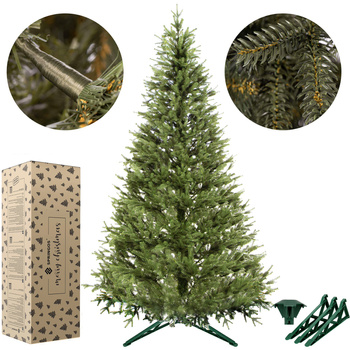 Choinka sztuczna 120 cm premium świerk PE choinka jak żywa