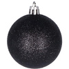 Bombki choinkowe 36 szt. czarne 3 cm zestaw choinkowy