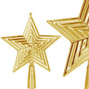 Czubek na choinkę 18,5 cm szpic, ażurowa gwiazda złota