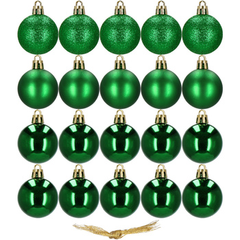 Bombki choinkowe na choinkę 4 cm zestaw 20 szt.
