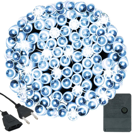 Lampki choinkowe 100 led biały zimny 8,5 m oświetlenie świąteczne