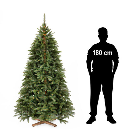 Choinka sztuczna Premium Royal Trees 220 cm świerk syberyjski z stojakiem, drzewko PE