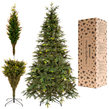 Świerk naturalny, drzewko świąteczne 220 cm choinka sztuczna, produkcja polska