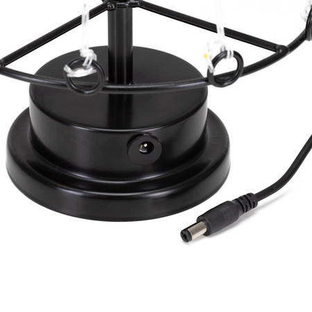 Choinka świecąca, metalowa 80 LED ozdoba świąteczna 45 cm multikolor