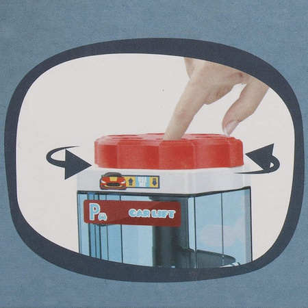 Parking samochodowy dla dzieci zabawka autka parking piętrowy z windą