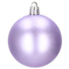 Bombki choinkowe 20 szt. ozdoby świąteczne zestaw 6cm jasny fioletowy
