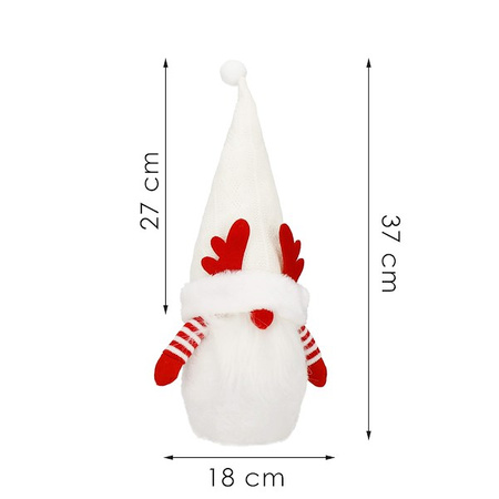 Skrzaty świąteczne 2 szt. figurki Led świecące krasnale na baterie, gnomy