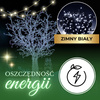 Lampki choinkowe 1000 led bialy zimny 50m oświetlenie świąteczne IP44